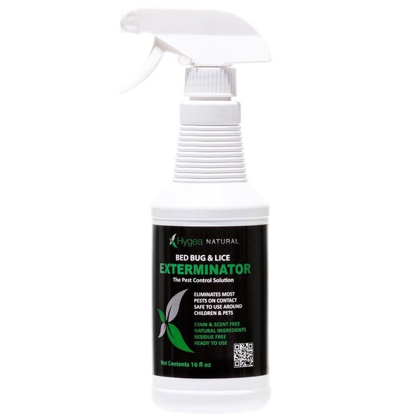 Hygea Natural 16 oz Bed Bug & Mite Treatment Spray EXT-1002